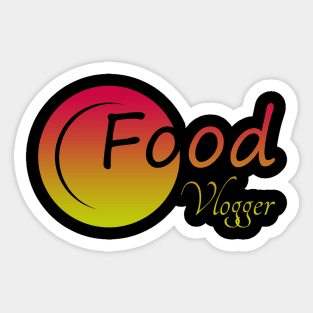 Food Vlogger 05 Sticker